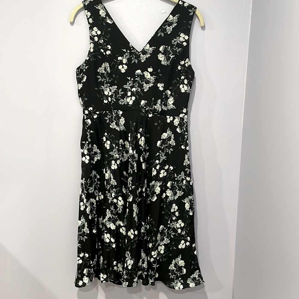Banana Republic Size 0 Black W/ White